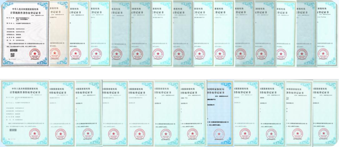 盈科千信认证与经营许可：ISO 9001、ISO 27001、软件著作权